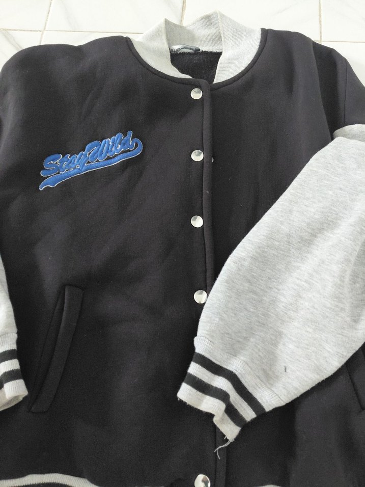 Gri Düğmeli Erkek Çocuk Ceket - Görsel 2