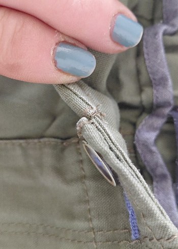 Mango düğmeli haki kanvas cocukPantolon 11 12 yas - Görsel 2