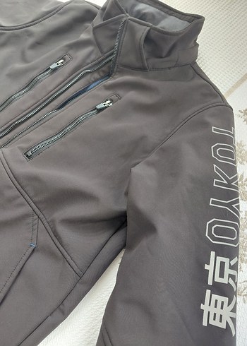 Erkek Çocuk Gri Fermuarlı Ceket - Görsel 6