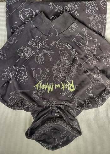 Gri Kapüşonlu Rock Punk Sweatshirt - Görsel 2