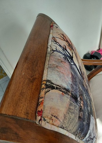 Kahverengi Ahşap Yüksek Sandalye - Görsel 3