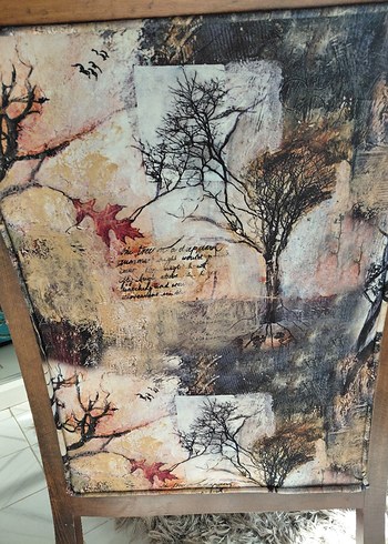 Kahverengi Ahşap Yüksek Sandalye - Görsel 5