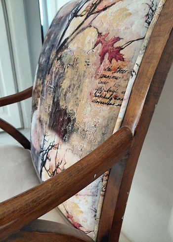 Kahverengi Ahşap Yüksek Sandalye - Görsel 2