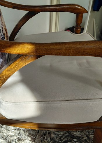 Kahverengi Ahşap Yüksek Sandalye - Görsel 4