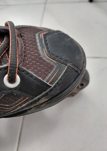 Erkek Kahverengi Desenli Biker Stil Paten - Görsel 4