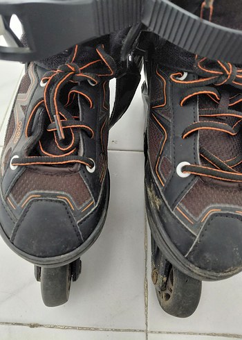 Erkek Kahverengi Desenli Biker Stil Paten - Görsel 2