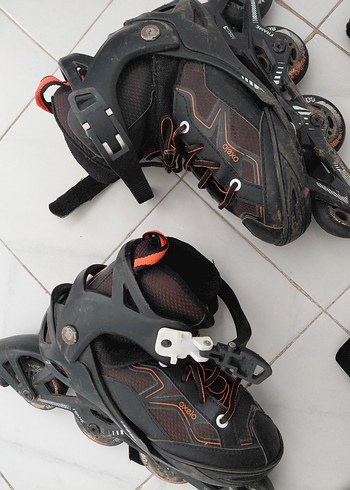 Erkek Kahverengi Desenli Biker Stil Paten - Görsel 7