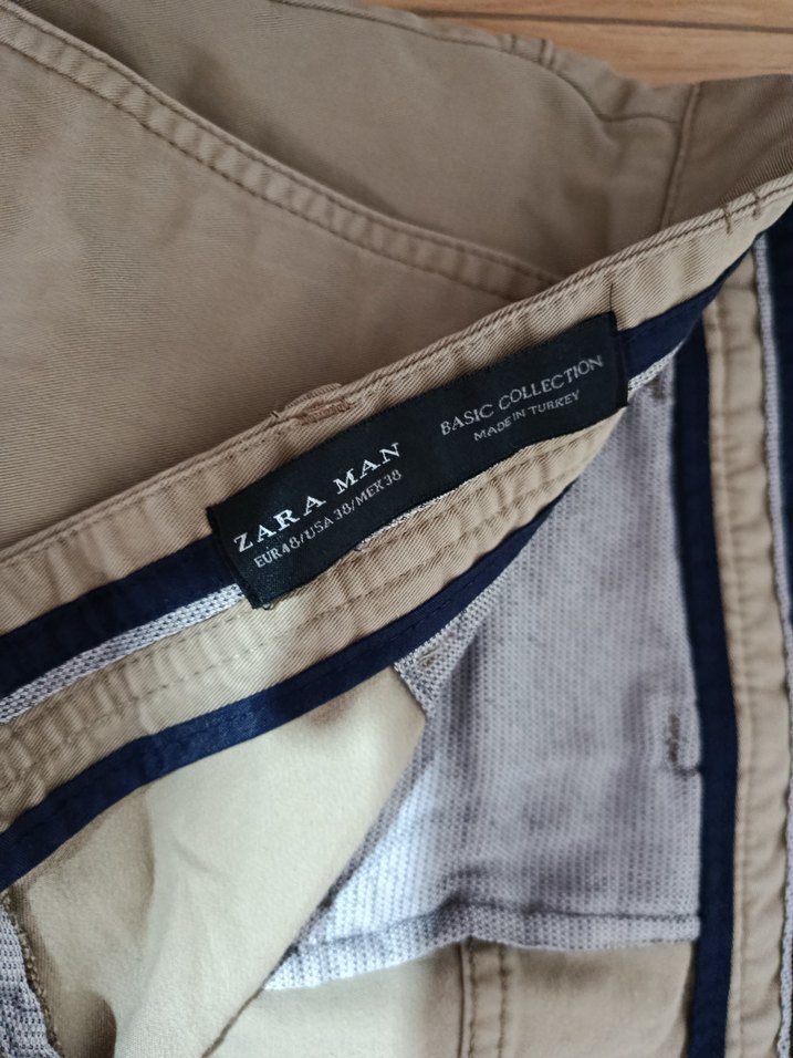 Erkek Bej Pantolon Regular Fit - Görsel 4