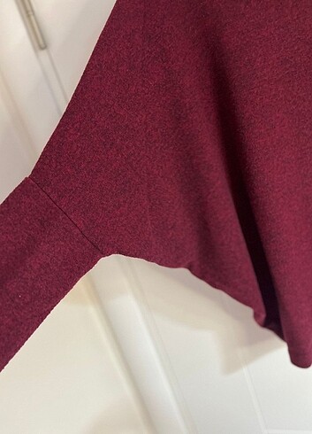 xl Beden Bordo İnce Kazak 