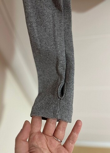 Gri Yumuşacık Kazak  - Görsel 2