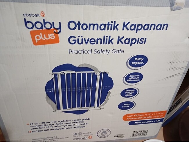 Baby plus otomatik bebek güvelik kapısı