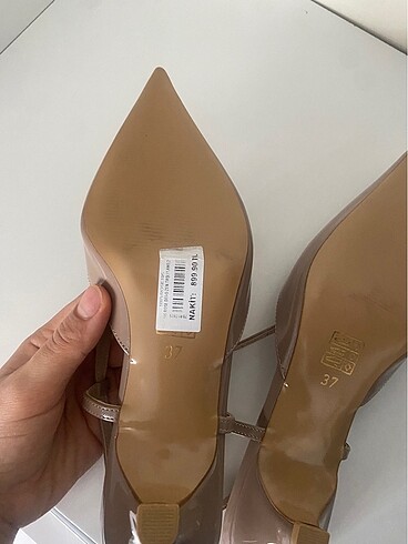 37 Beden Zara model kadın topuklu ayakkabı