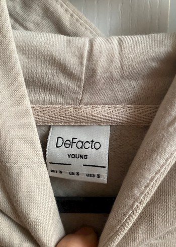 Bej Kadın Salaş Sweatshirt - Görsel 2