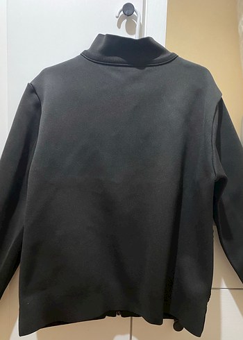 Erkek Siyah Fermuarlı Yüksek Yakalı Mont - Görsel 2