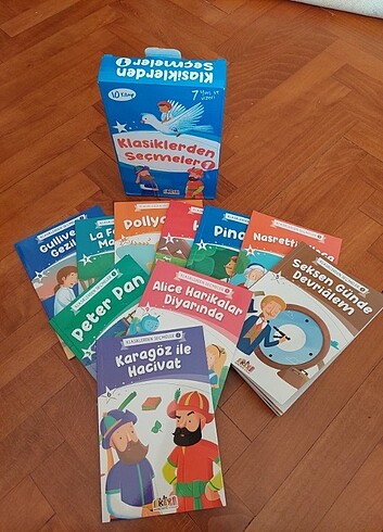 Set 10 adet klasiklerden seçmeler kitap. - Görsel 4