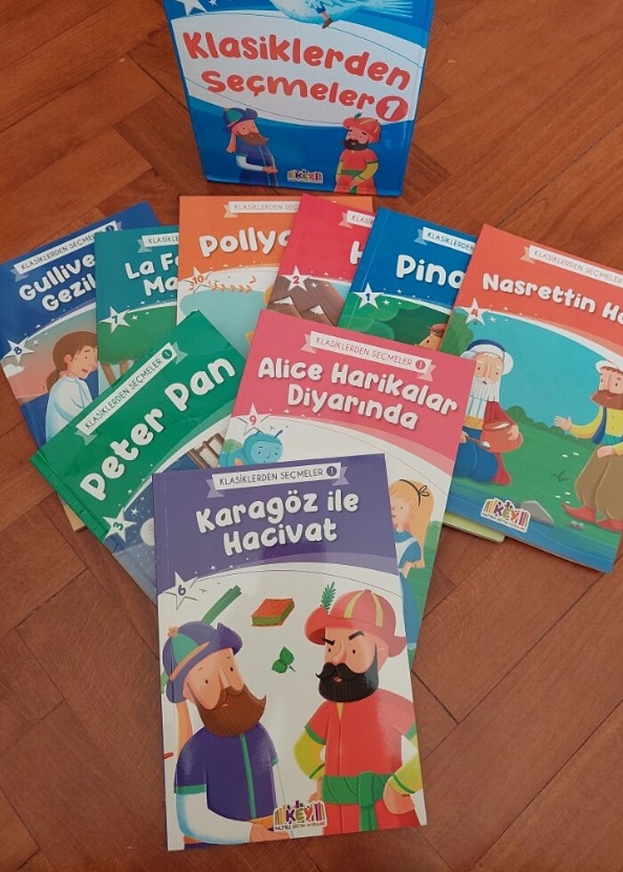Set 10 adet klasiklerden seçmeler kitap. - Görsel 3