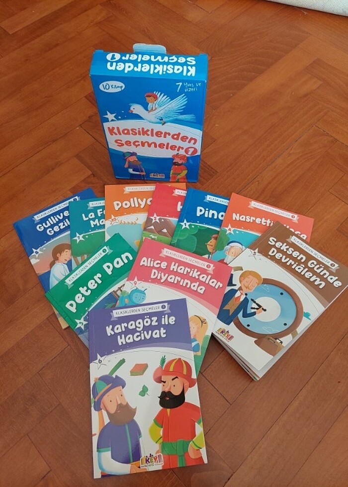 Set 10 adet klasiklerden seçmeler kitap. - Görsel 4