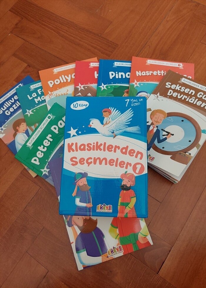 Set 10 adet klasiklerden seçmeler kitap. - Görsel 5