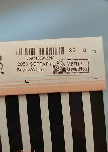 Beyaz Modern Klasik Straplez Sütyen - Görsel 4