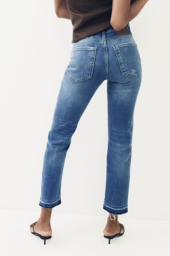 40 Beden ZARA SLIM FIT CROP HIGH WAIST JEAN