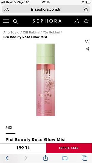 Pixi yüz spreyi