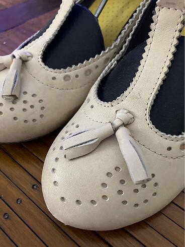 #Hotiç yaya bej oxford kadın ayakkabı