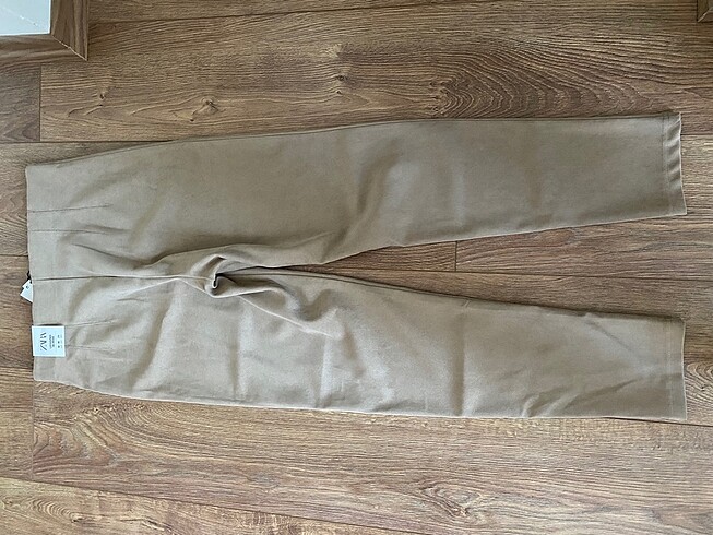 Zara krem rengi tayt pantolon - Görsel 5