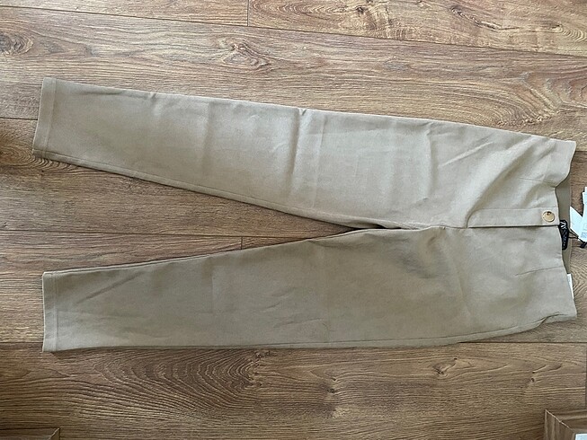 Zara krem rengi tayt pantolon - Görsel 7