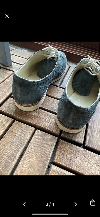 Yargıcı hakiki deri süet loafer - Görsel 3