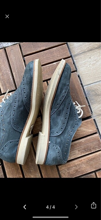 Yargıcı hakiki deri süet loafer - Görsel 4