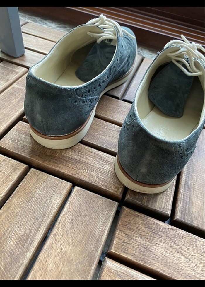 Yargıcı hakiki deri süet loafer - Görsel 3