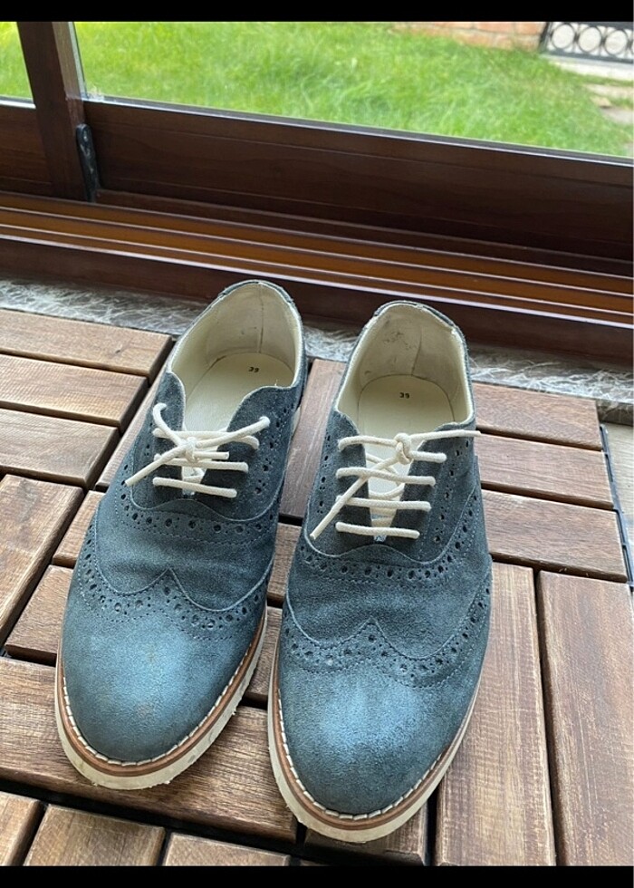 Yargıcı hakiki deri süet loafer - Görsel 5