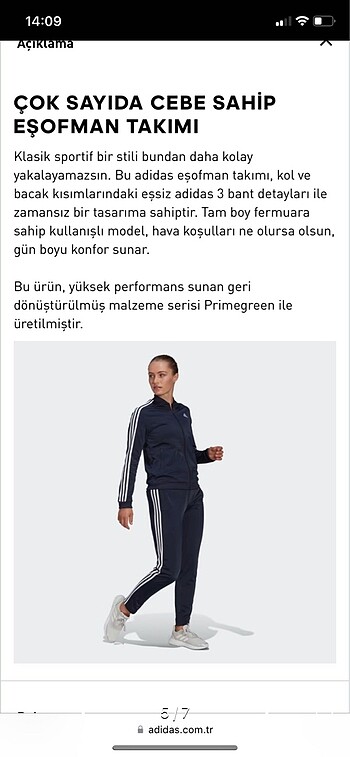 Adidas lacivert eşofman takımı - Görsel 5