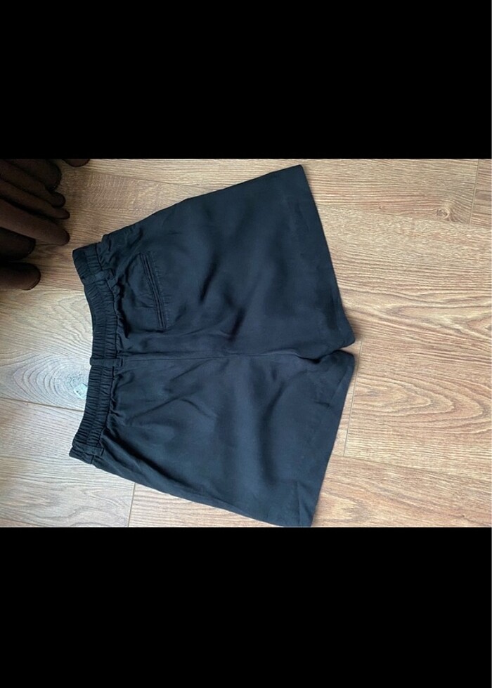 Zara siyah şort - Görsel 2