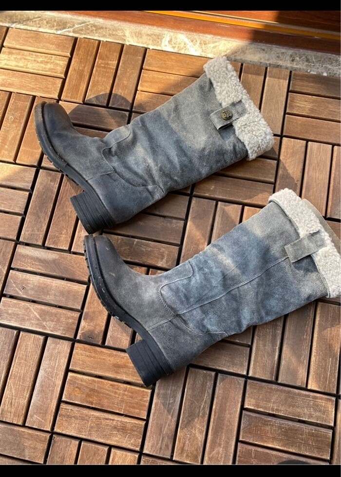 Miss sixty hakiki deri çizme - Görsel 5