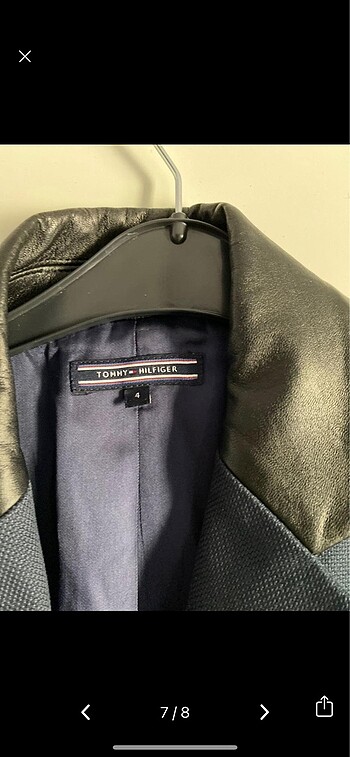 Tommy hilfiger trençkot ceket - Görsel 7