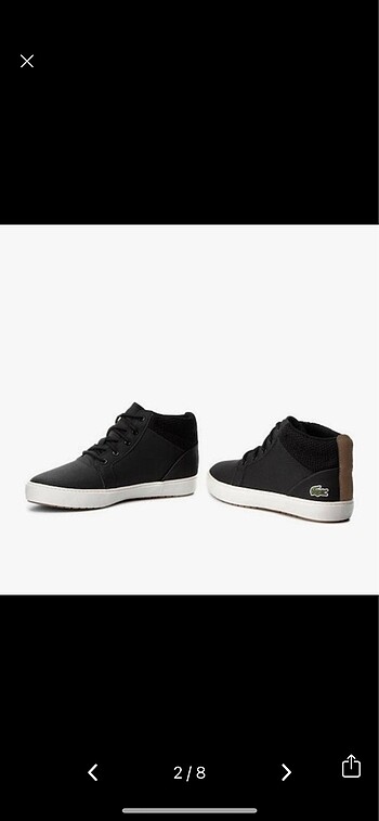 Lacoste Lacoste nubuk deri bot