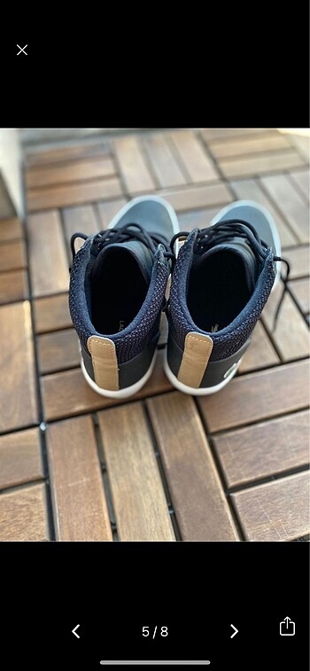 Lacoste nubuk deri bot - Görsel 5