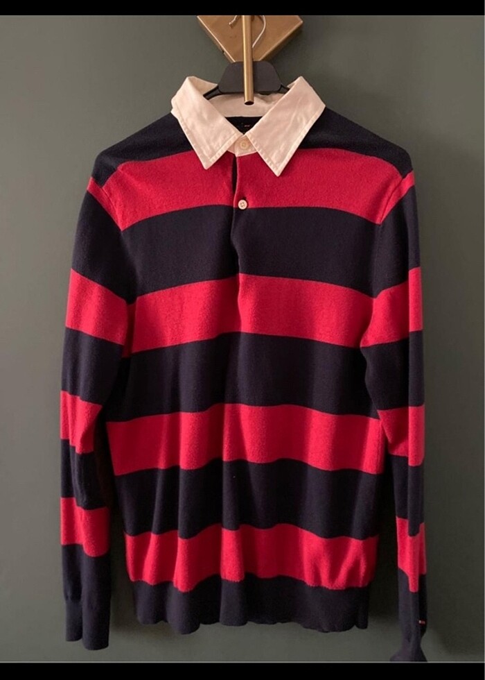 Tommy hilfiger kaşmir erkek kazak - Görsel 2