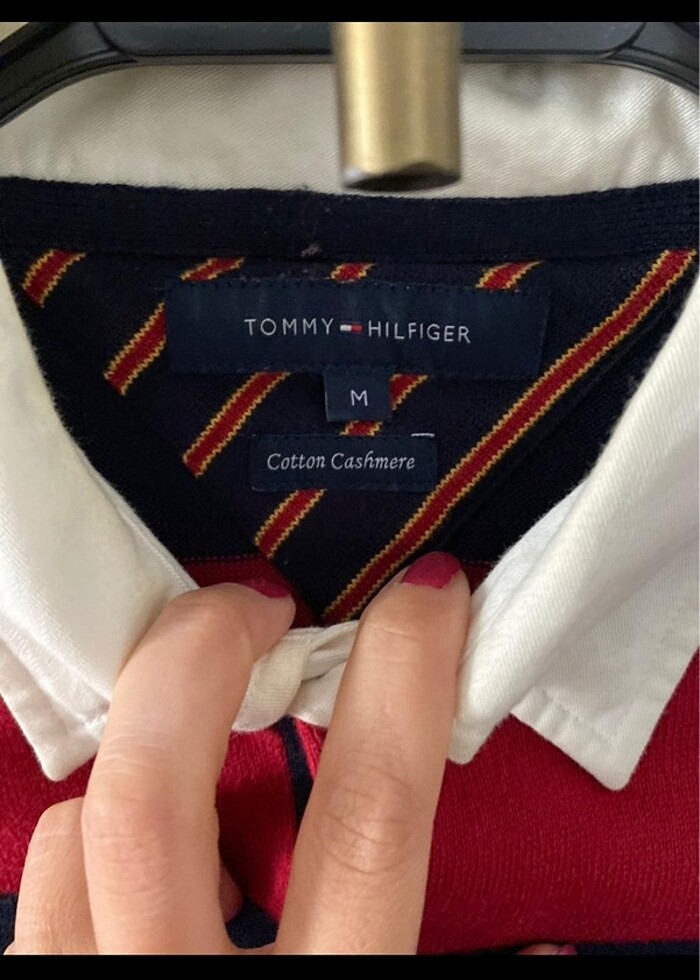 Tommy hilfiger kaşmir erkek kazak - Görsel 3