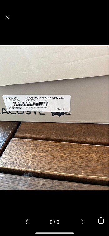 Lacoste hakiki deri çizme - Görsel 8