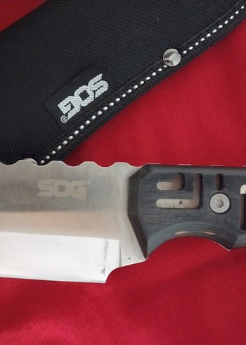 Siyah SOG Bıçak ve Kılıf - Görsel 4