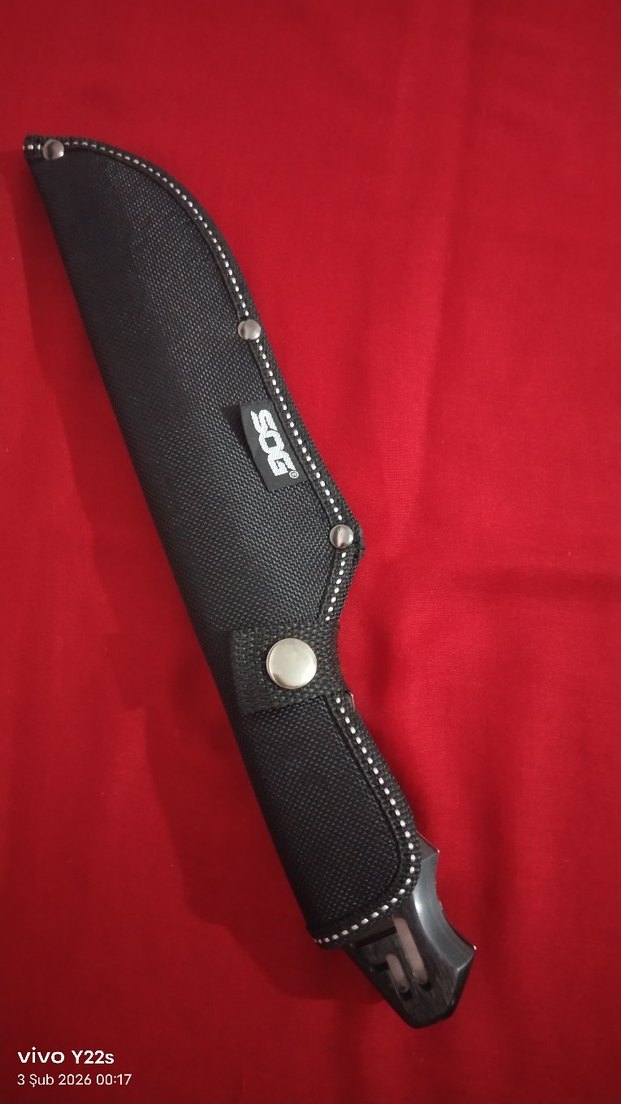 Siyah SOG Bıçak ve Kılıf - Görsel 2