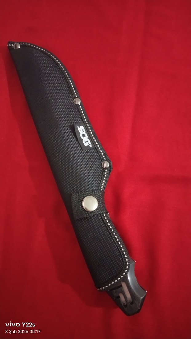 Siyah SOG Bıçak ve Kılıf - Görsel 5