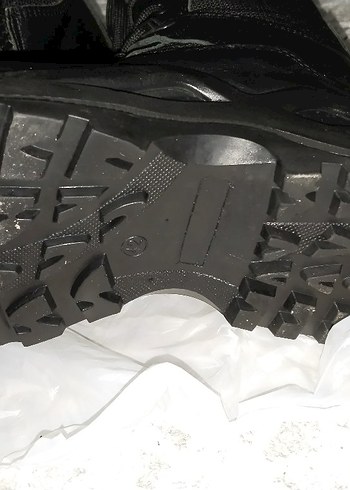 Erkek Siyah Deri Bağcıklı Scooter Bot - Görsel 2