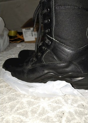 Erkek Siyah Deri Bağcıklı Scooter Bot - Görsel 4