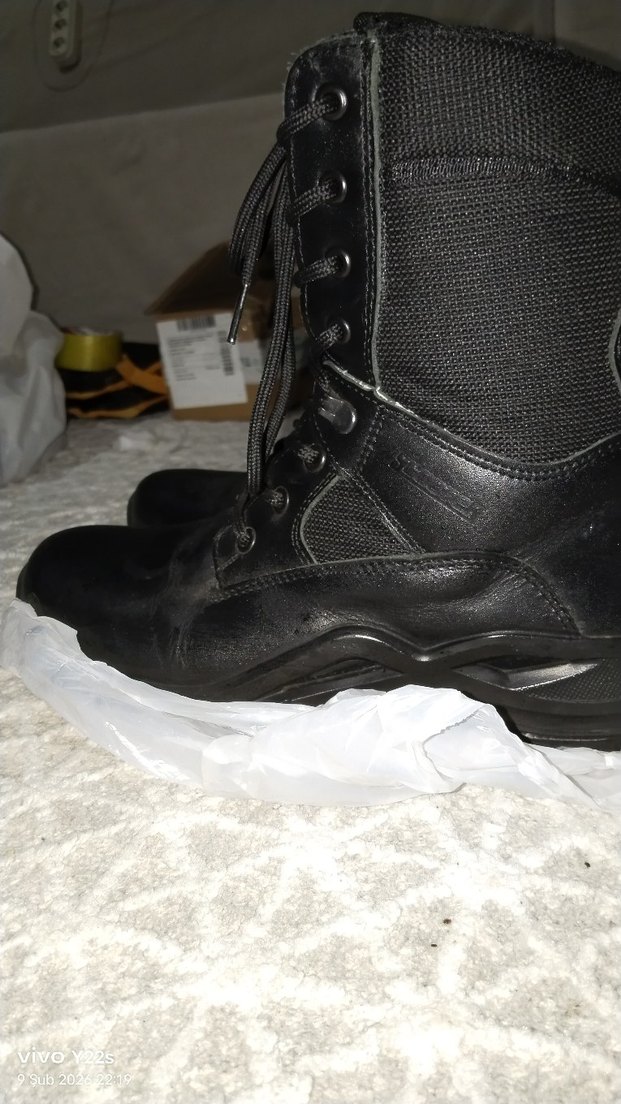 Erkek Siyah Deri Bağcıklı Scooter Bot - Görsel 4