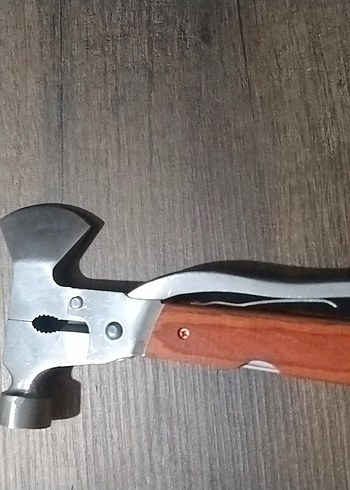 Ahşap Saplı Çok Fonksiyonlu Kamp Aleti - Görsel 6