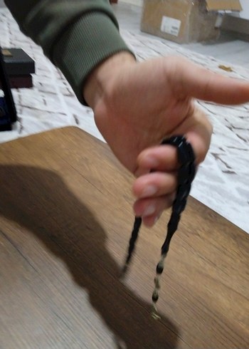 Erkek Siyah Gotik Tesbih - Görsel 3