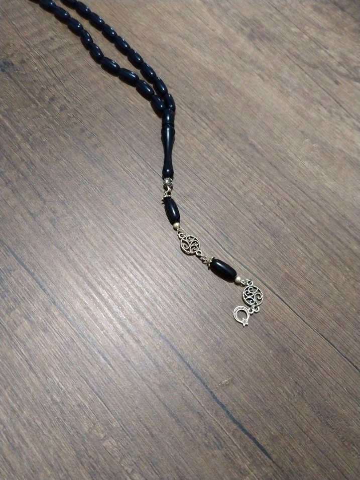 Erkek Siyah Gotik Tesbih - Görsel 2